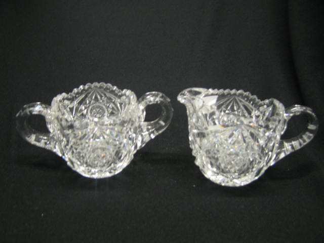 Appraisal: Brilliant Period Cut Glass Creamer Sugar