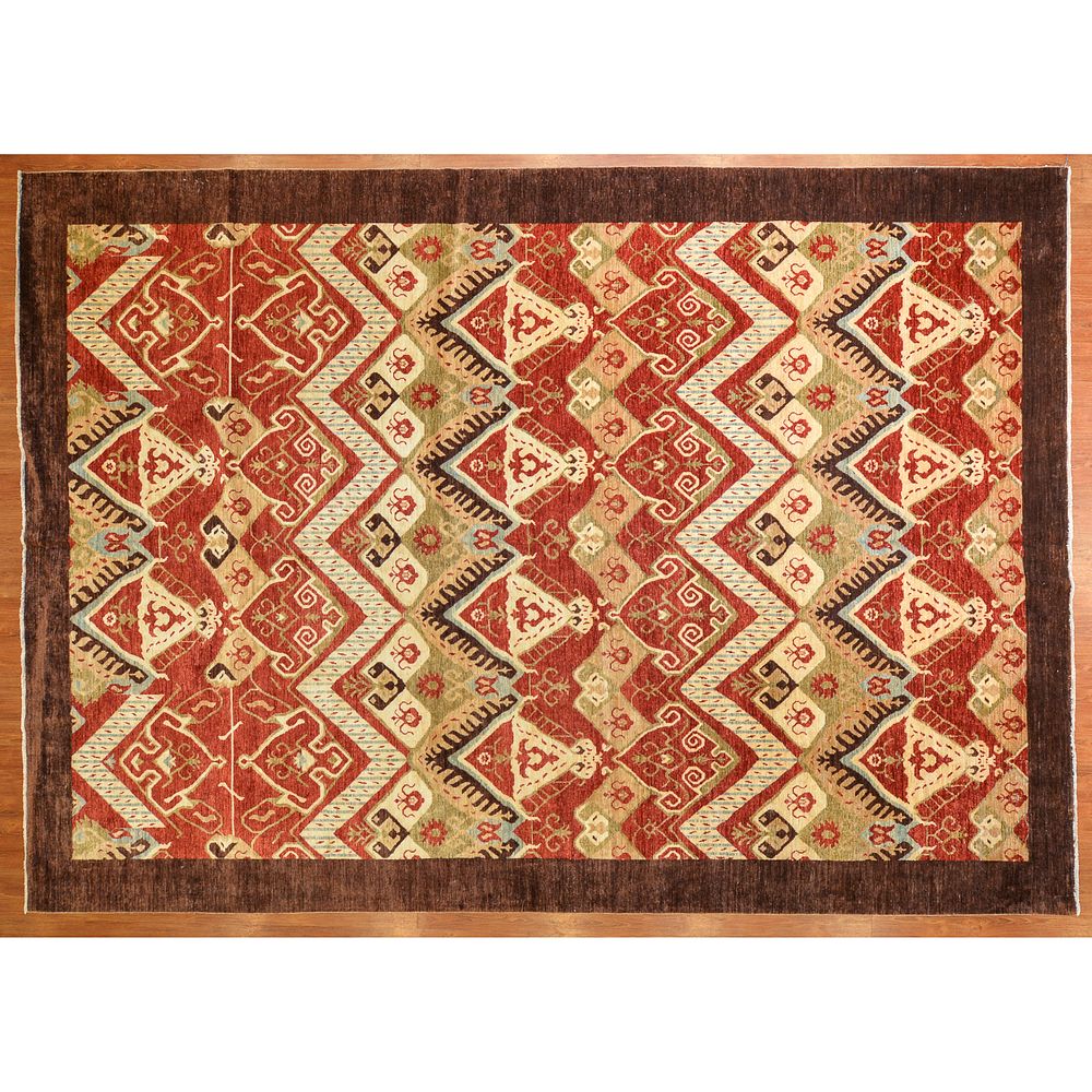 Appraisal: Pak Manor Carpet India x Modern hand-knotted wool pile on