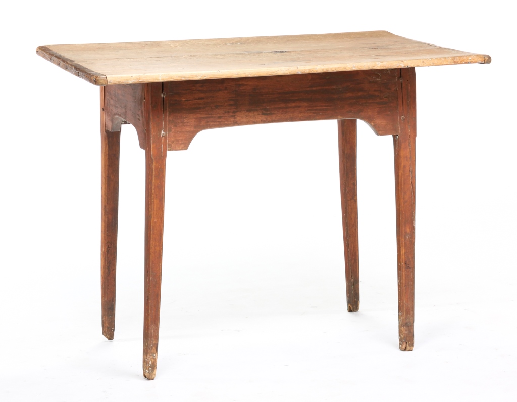 Appraisal: AMERICAN COUNTRY TABLE Late th-early th century pine Single board