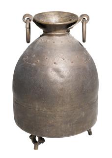 Appraisal: AN INDIAN BRONZE WATER JAR AN INDIAN BRONZE WATER JAR