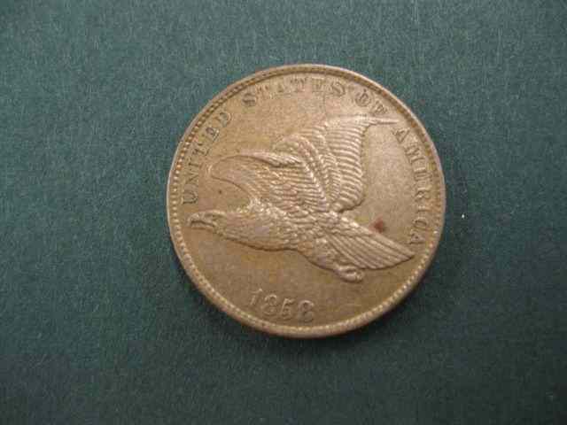 Appraisal: U S Flying Eagle Cent almost uncirculated