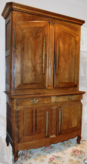 Appraisal: French Provincial Fruitwood Buffet Estimate -