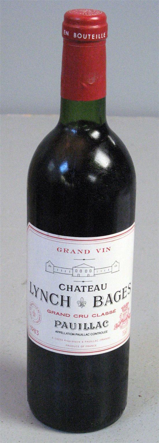 Appraisal: One bottle Chateau Lynch Bages