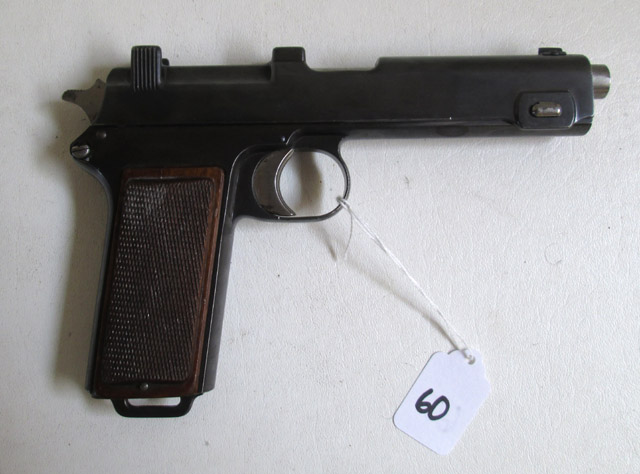 Appraisal: STEYR-HAHN AUTOMATIC PISTOL SEMI AUTOMATIC pistol mm Steyr caliber barrel