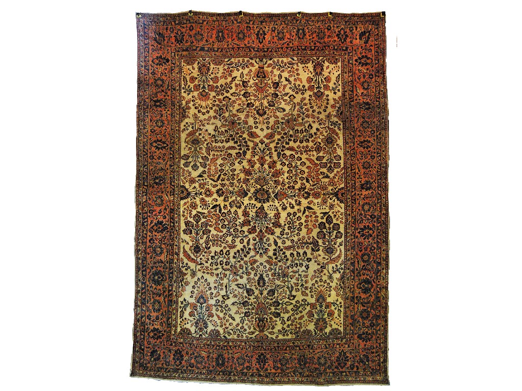 Appraisal: Persian 'American' Sarouk carpet nd quarter th century