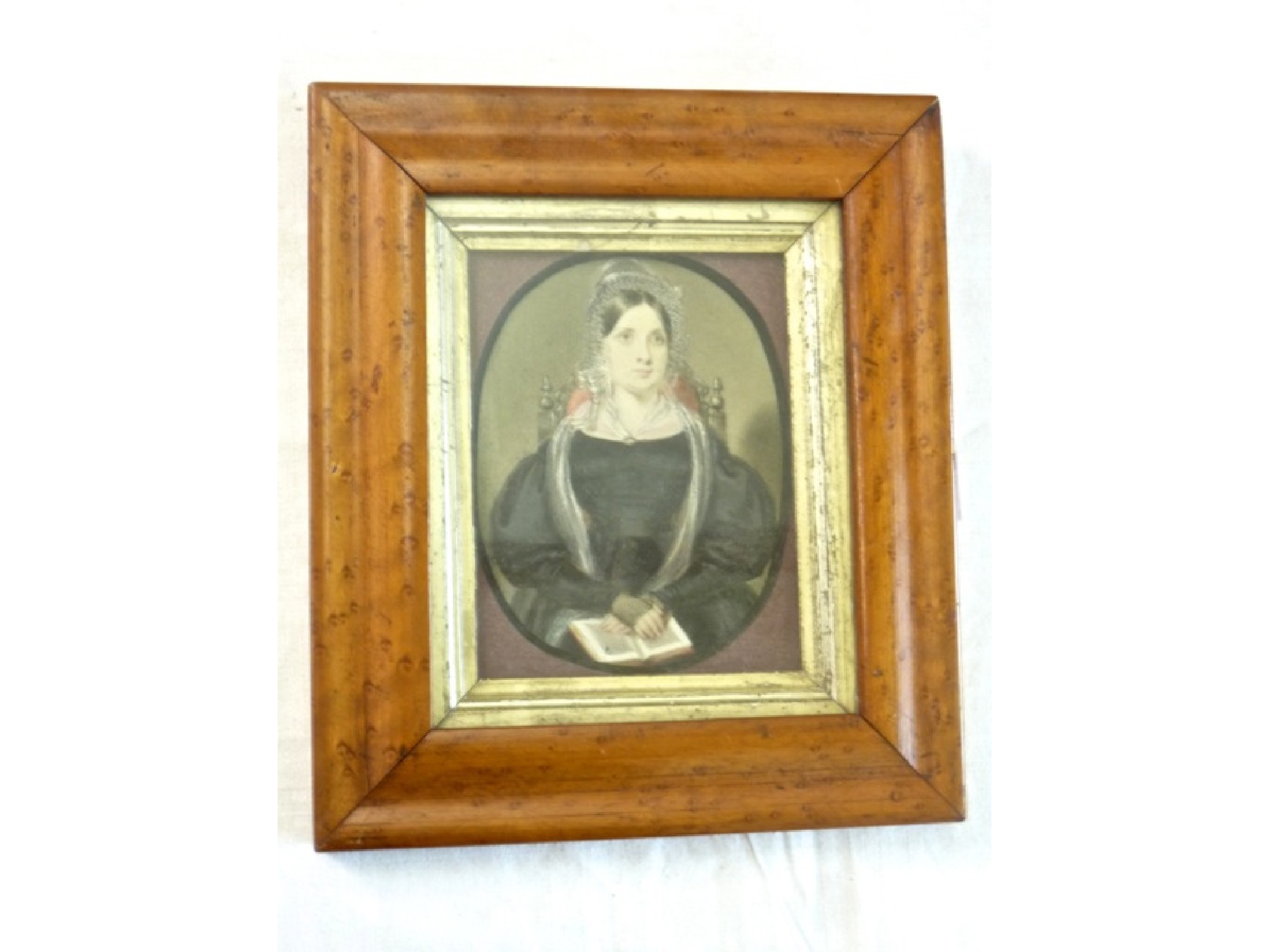 Appraisal: A good quality th century portrait minature of oval form