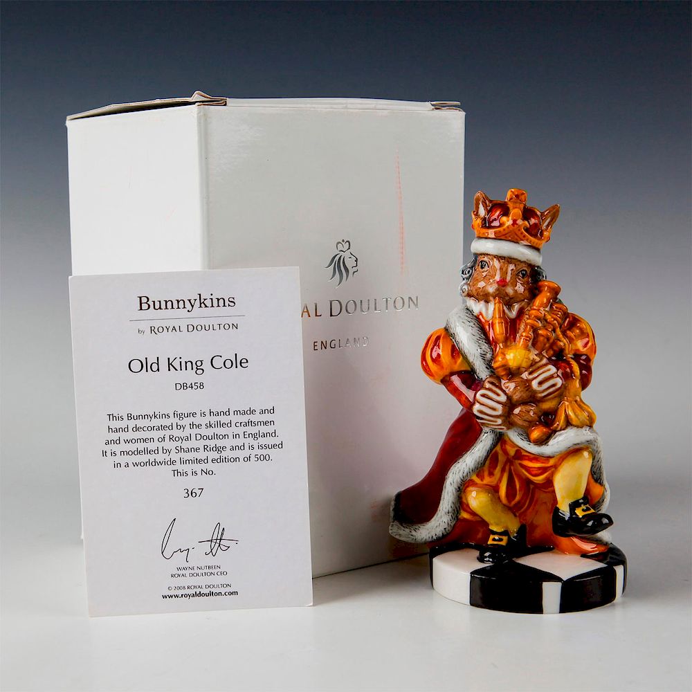 Appraisal: ROYAL DOULTON BUNNYKINS FIGURINE OLD KING COLE DB Limited Edition