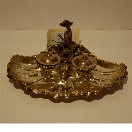 Appraisal: Victorian Silver Standish Estimate -