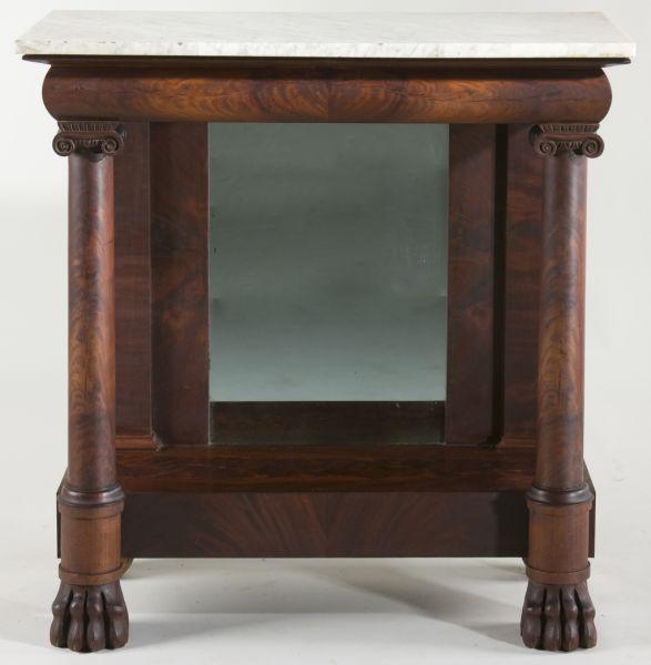 Appraisal: American Classical Pier Table circa mahogany and mahogany veneers with