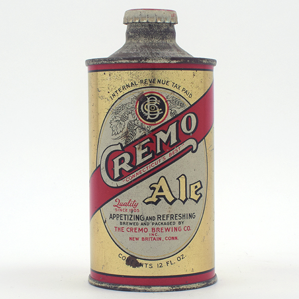 Appraisal: Cremo Ale APPETIZING AND REFRESHING Cone Top TOUGH - Reference