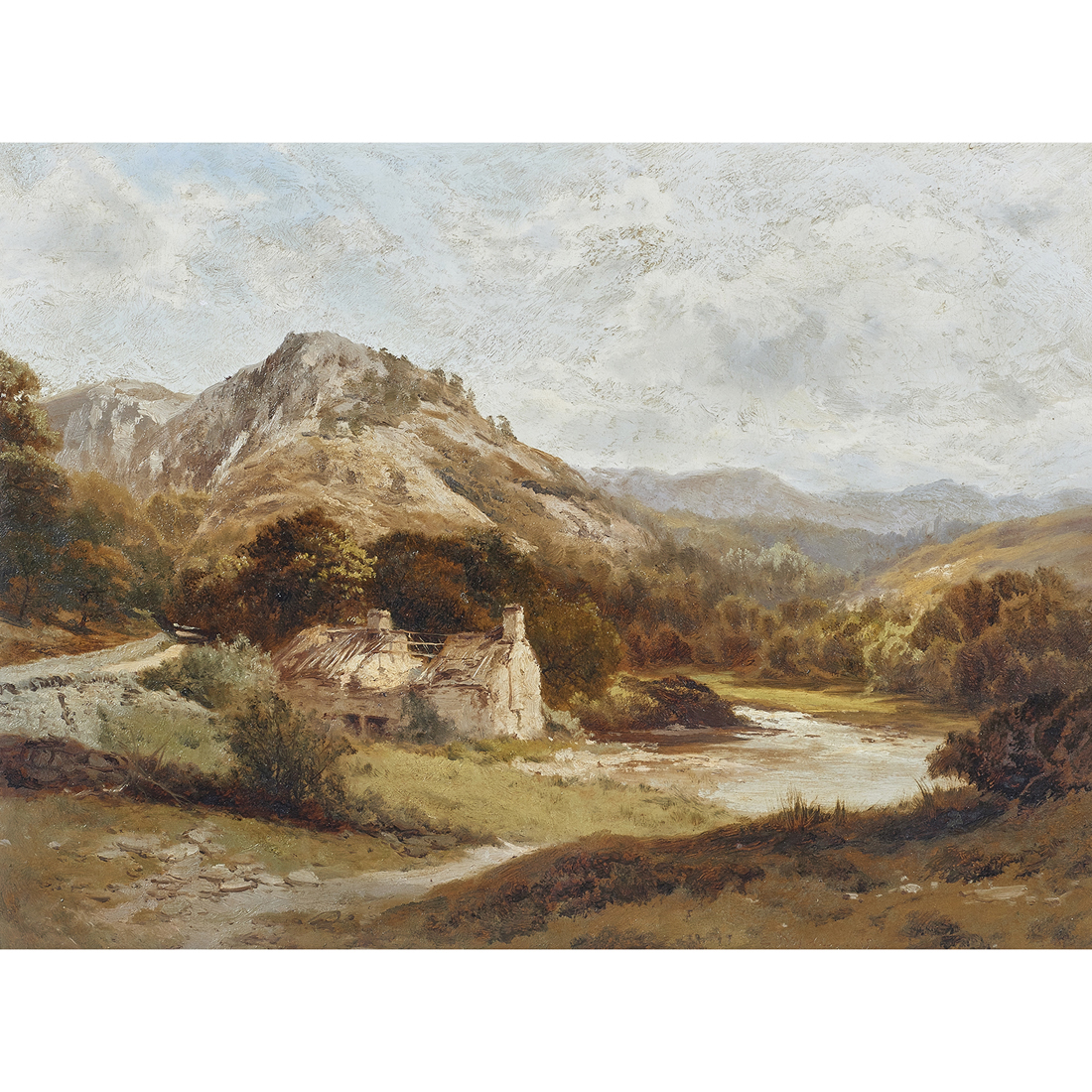 Appraisal: PAINTING EDWARD HOLDER Edward Holder British - Dovedale Peak District