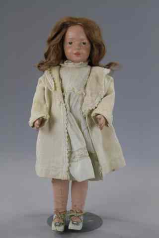 Appraisal: SCHOENHUT CHILD DOLL Fully jointed wooden doll with Schoenhut decal