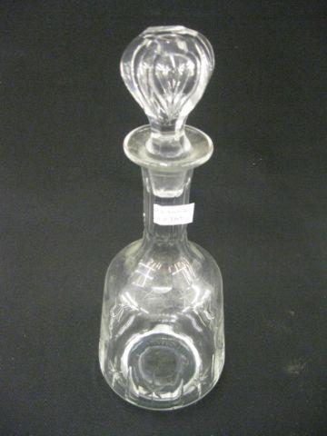 Appraisal: Cut Crystal Decanter excellent