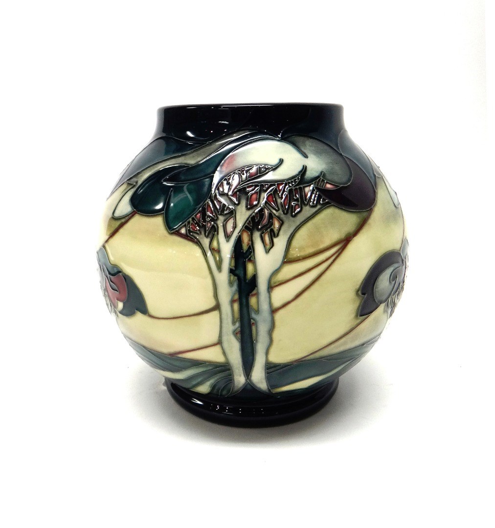 Appraisal: A Moorcroft 'Vale de Luna' vase circa limited edition cm