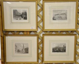 Appraisal: After John Howard Hinton set of ten framed steel engravings