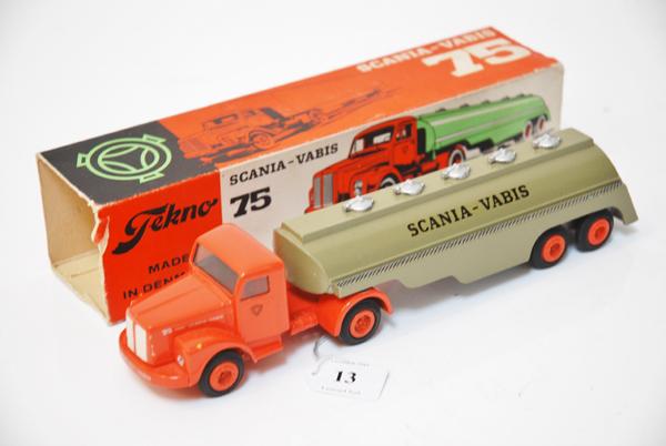 Appraisal: RARE TEKNO SCANIA VABIS BOX MISSING END FLAPS E-M BOX