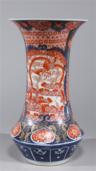 Appraisal: Chinese Imari style vase with gilt detail with phoenix and