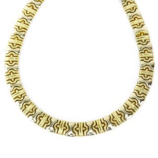 Appraisal: Vintage Karat Yellow Gold Link Necklace Vintage Karat Yellow Gold