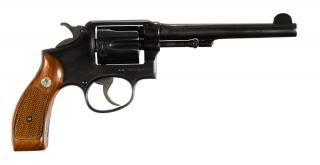 Appraisal: Smith Wesson model Official Police six shot revolver S W