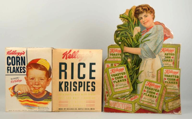 Appraisal: Lot Of Kellogg's Display Items This lot includes a large