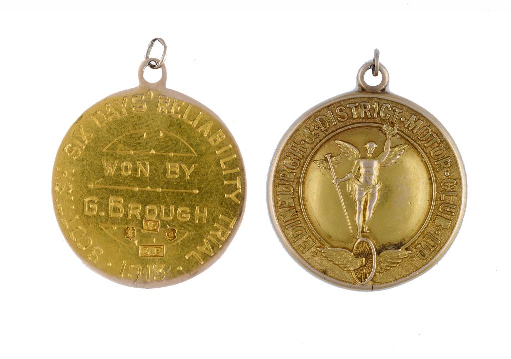 Appraisal: THE GOLD MEDAL OF THE EDINBURGH DISTRICT MOTOR CLUB obv