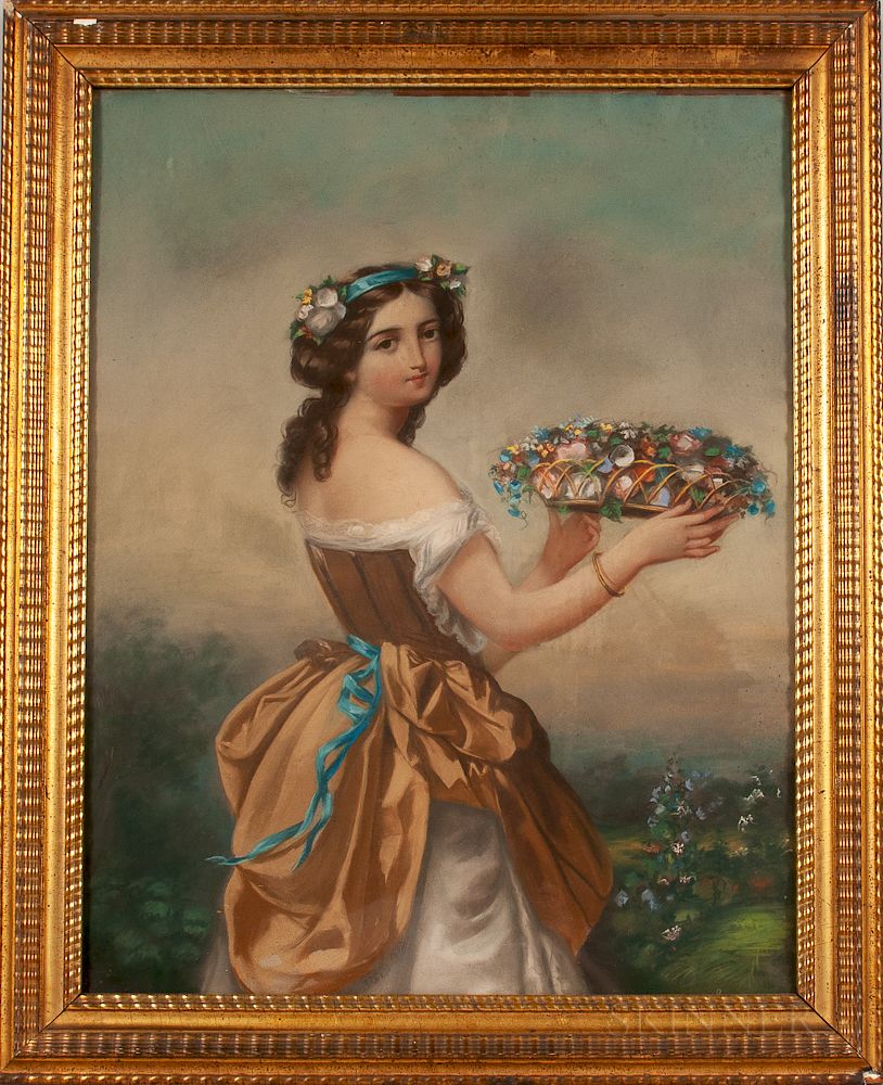 Appraisal: George G Fish American act - Young Maiden Lifting a