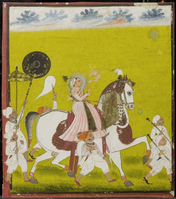 Appraisal: AN INDIAN MINIATURE India Mewar circa x cm Gouache on