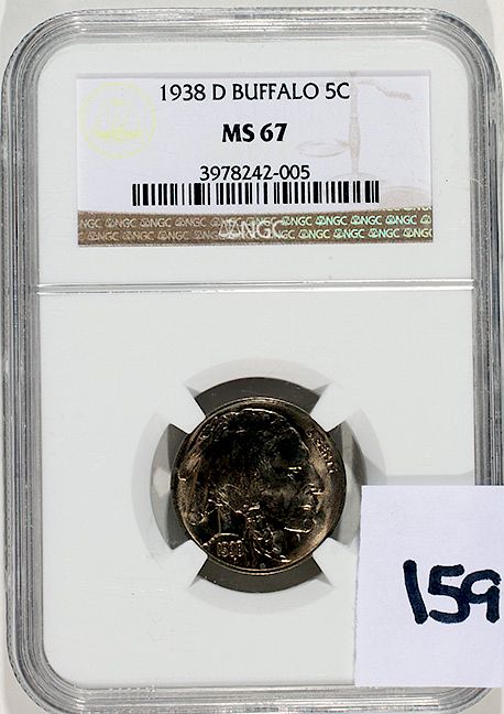 Appraisal: Buffalo Cent Piece D NGC Condition Please contact us for