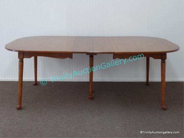 Appraisal: 's Hard Rock Maple Leg Dining Table In the Early