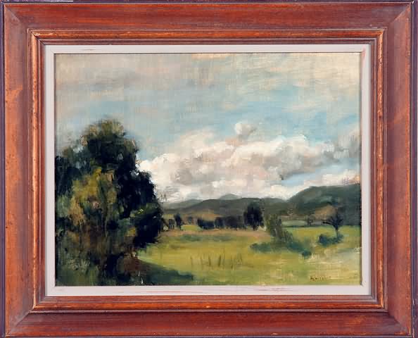 Appraisal: Vermont landscape oil on canvas x SLR Remenick Artist American