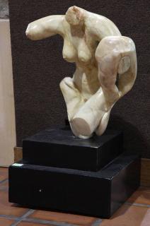 Appraisal: Marble sculpture Nude Torso American School th century Nude Torso