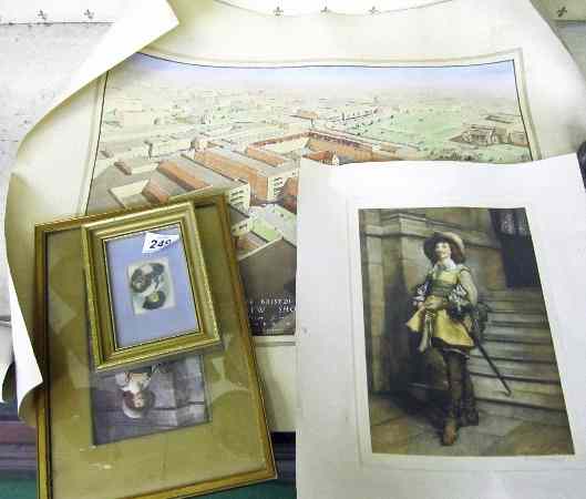 Appraisal: A collection of Cavalier pictures by Mussonier Cavalier silk cigarette