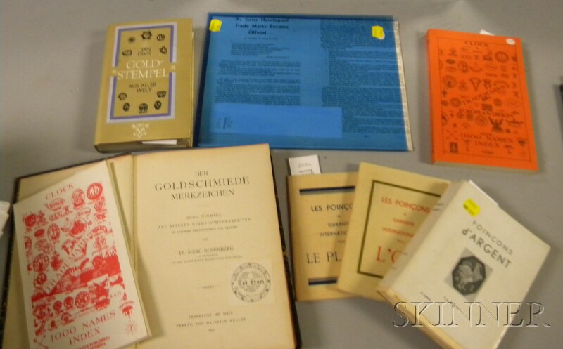 Appraisal: Eight Pamphlets and Books Related to European Clock and Watch