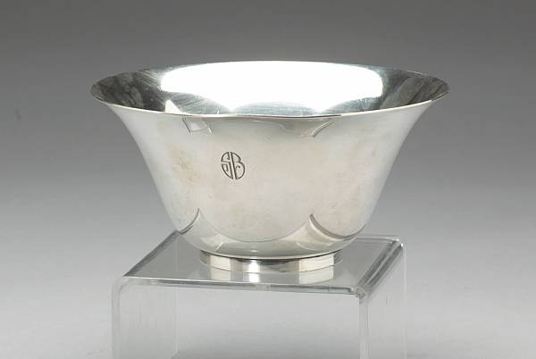 Appraisal: A sterling pints bowlTiffany amp Co New York NY circa