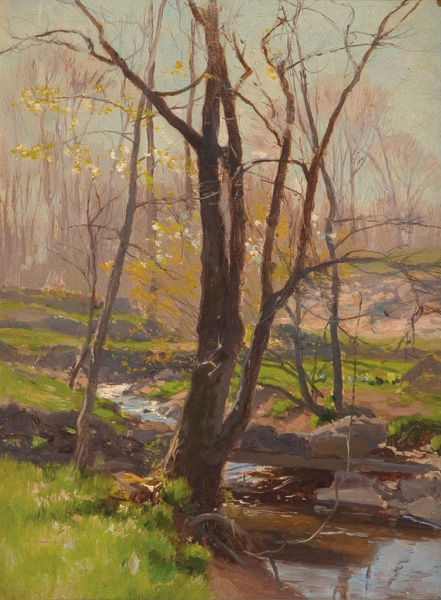 Appraisal: JONES HUGH BOLTON American - A Brook in Early Spring