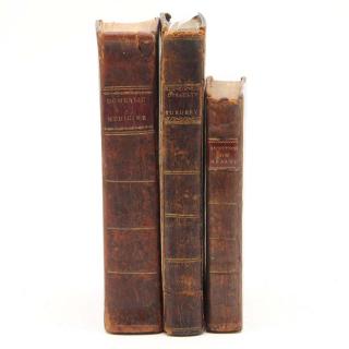 Appraisal: Three Early American Medical Books all before with full calf