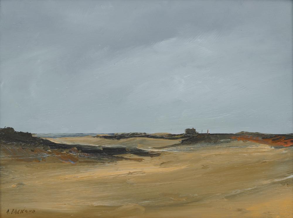 Appraisal: ANNE PACKARD American b Distant Dune Sketch II oil on