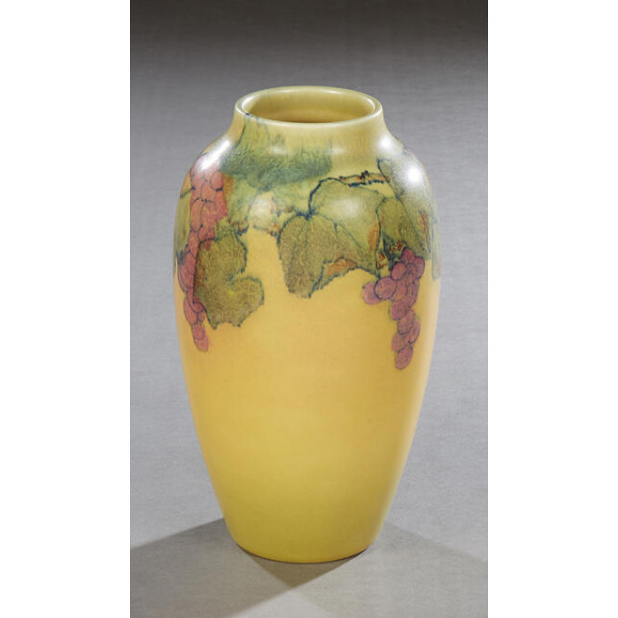 Appraisal: Rookwood Vellum Pottery Vase shape C by Sara Elizabeth Coyne