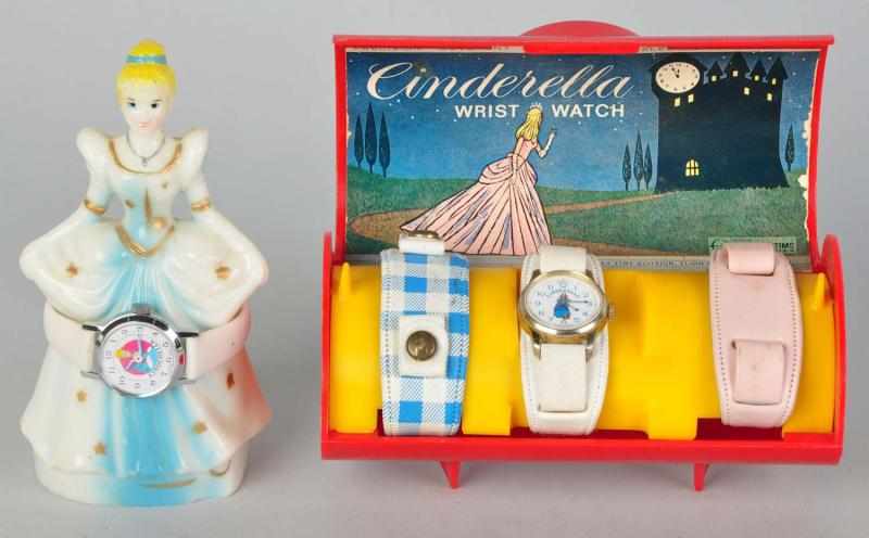 Appraisal: Lot of Walt Disney Cinderella Wrist Watches Includes one in