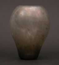 Appraisal: Murano Iridescent Vase Early-Mid th Century A smokey vase with