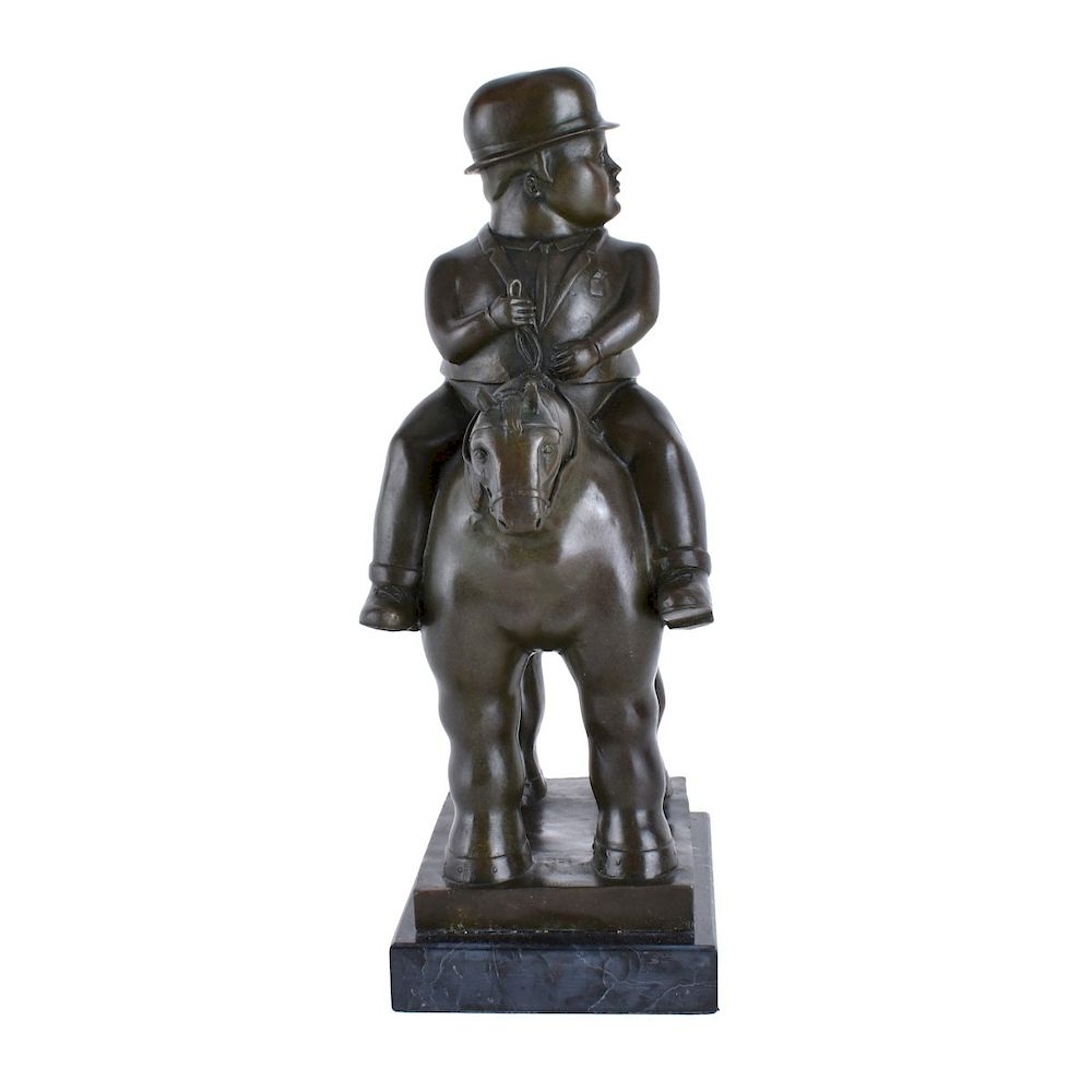 Appraisal: After Fernando Botero Bronze After Fernando Botero Colombian b Bronze