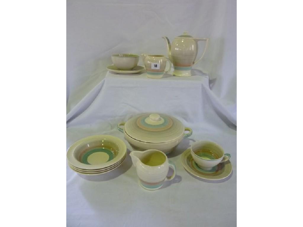 Appraisal: A quantity of Susie Cooper coffee and dinnerwares in the