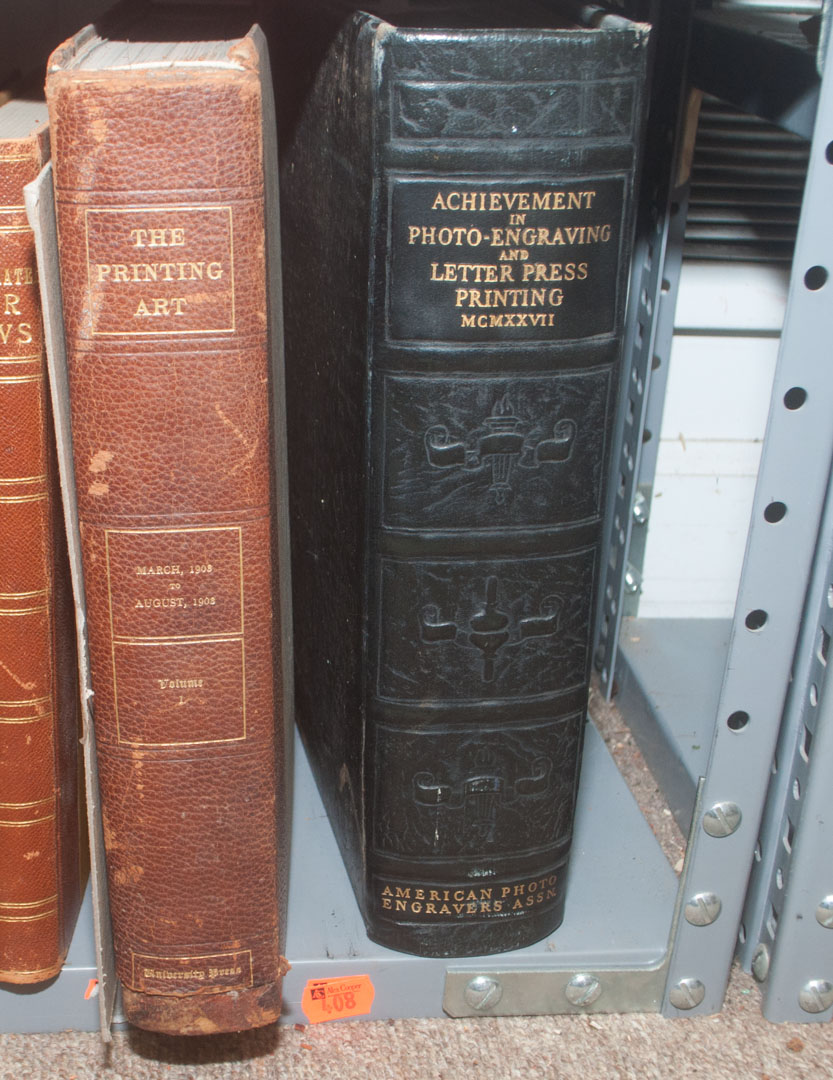 Appraisal: Printing Two Bound Volumes Henry Lewis Johnson ed The Printing