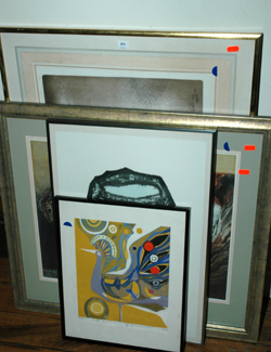 Appraisal: GROUP LOT OF VARIOUS PRINTS INC ETCHINGS