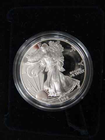 Appraisal: Proof Silver Eagle with box papers