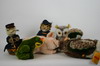 Appraisal: STUFFED ANIMALS - Lot of six Steiff stuffed animals original