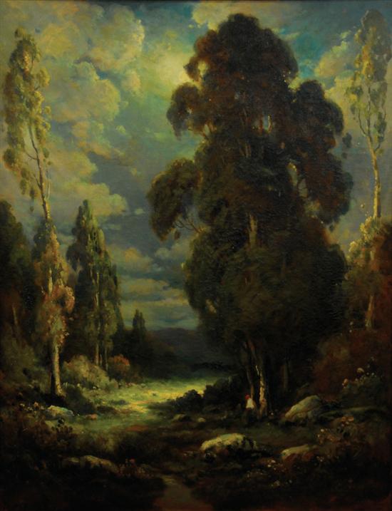 Appraisal: ALEXIS MATTHEW PODCHERNIKOFF Russian American - MOONLIGHT NIGHT - OJAY