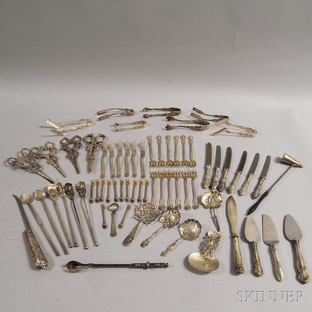 Appraisal: Group of Miscellaneous Mostly American Sterling Silver Flatware including a