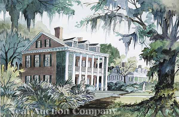 Appraisal: Ben Earl Looney American Louisiana - Shadows on the Teche