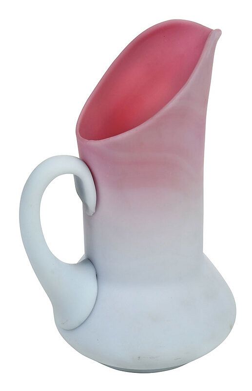 Appraisal: Mt Washington Peachblow Glass Pitcher American late th century pitcher